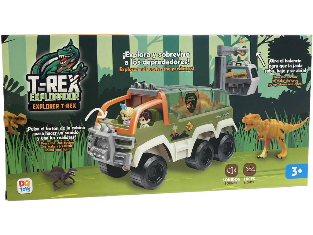 Furgoneta Explora Dinosaurios Con Luces Y Sonidos 4 Furgoneta Explora Dinosaurios Con Luces Y Sonidos - Imagen 2