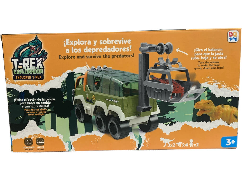 Furgoneta Explora Dinosaurios Con Luces Y Sonidos 6 Furgoneta Explora Dinosaurios Con Luces Y Sonidos - Imagen 4