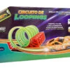 Circuito De Loopings Brilla En La Oscuridad Y Coche Con Luces