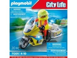 Playmobil City Life Moto De Emergencias Con Luz Intermitente 71205 11 Playmobil City Life Moto De Emergencias Con Luz Intermitente 71205 -Niños Juguetes Tienda 1999968566g02