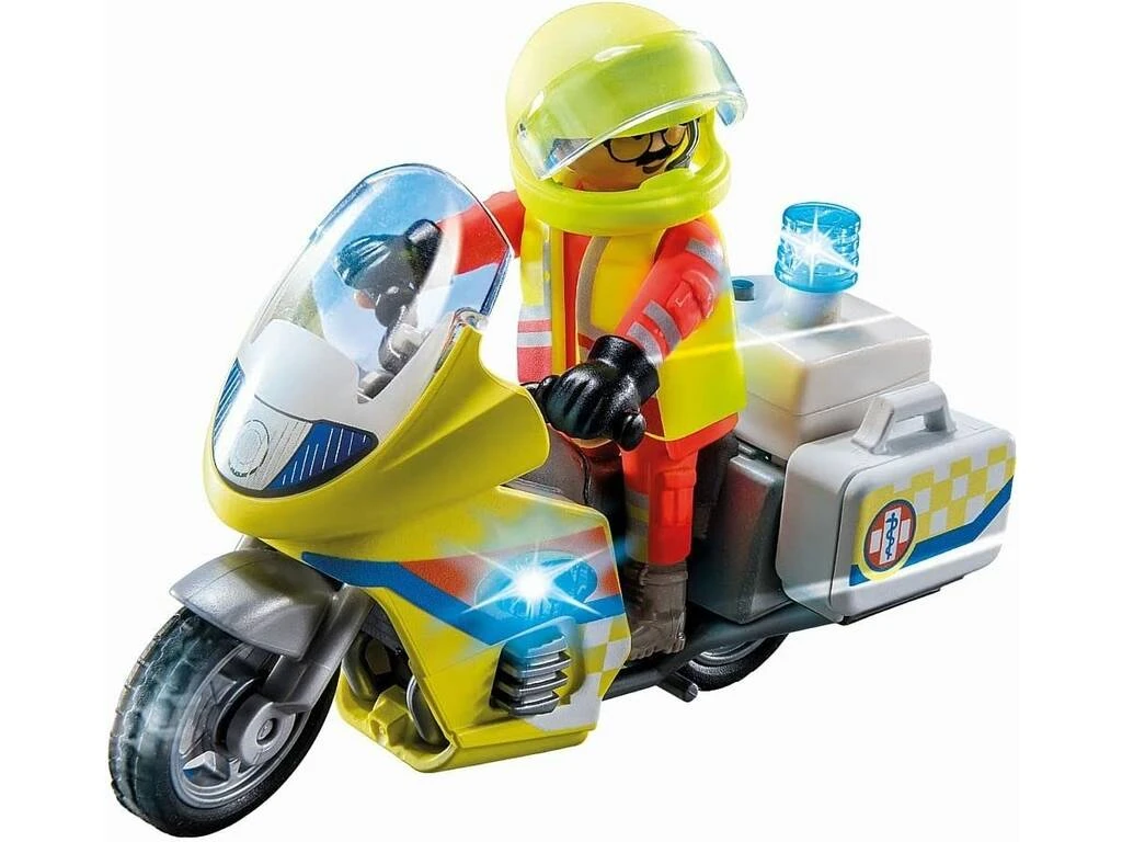 Playmobil City Life Moto De Emergencias Con Luz Intermitente 71205 6 Playmobil City Life Moto De Emergencias Con Luz Intermitente 71205 - Imagen 4