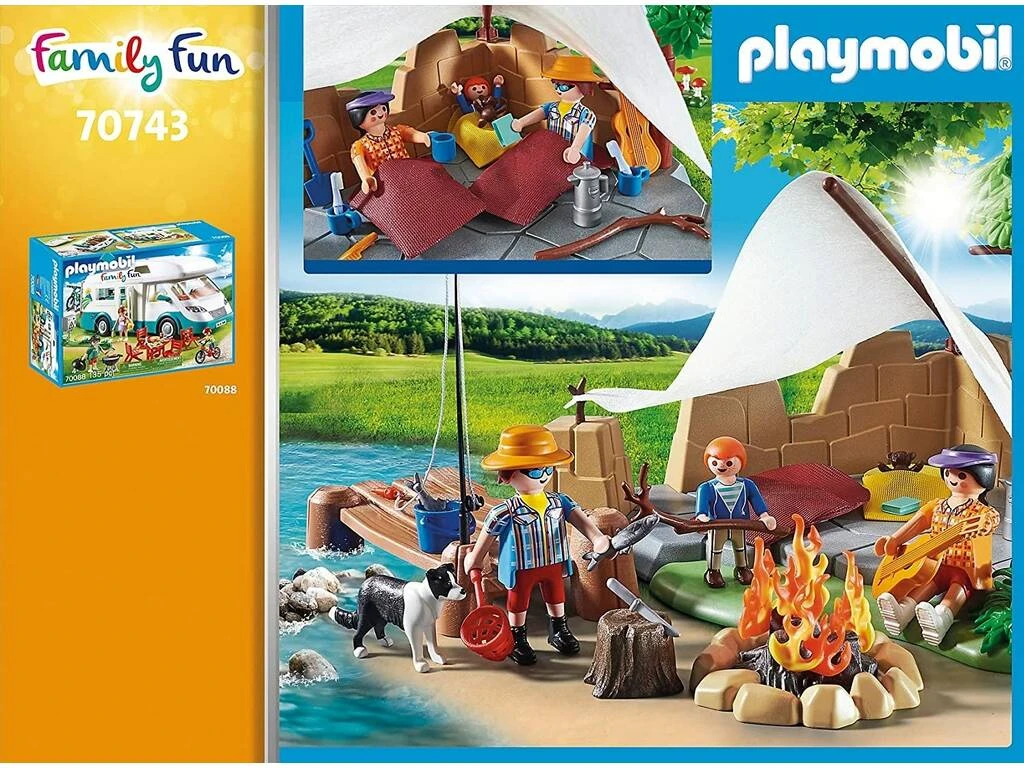 Playmobil Family Fun Familia De Acampada 70743 5 Playmobil Family Fun Familia De Acampada 70743 - Imagen 3