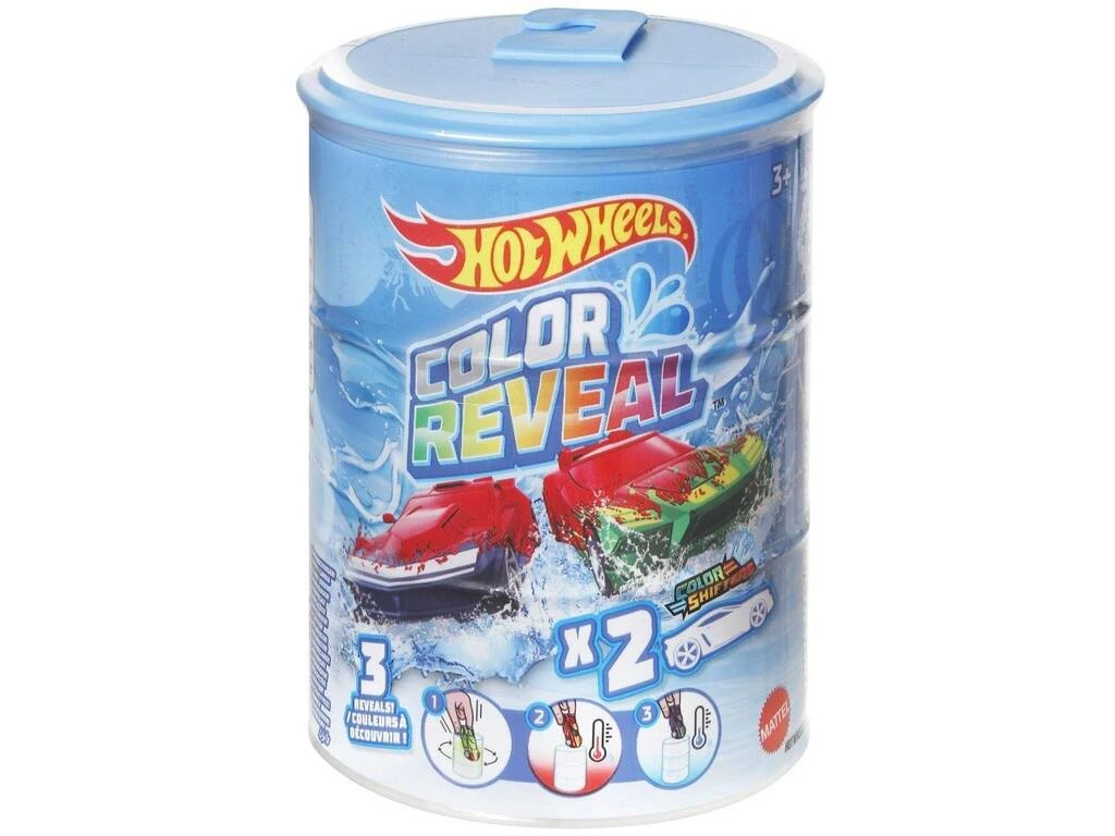 Hot Wheels Pack 2 Vehiculos Color Reveal Sorpresa Mattel HBN63 3 Hot Wheels Pack 2 Vehiculos Color Reveal Sorpresa Mattel HBN63