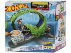 Hot Wheels City Ataque Del Cocodrilo Mattel HKX39