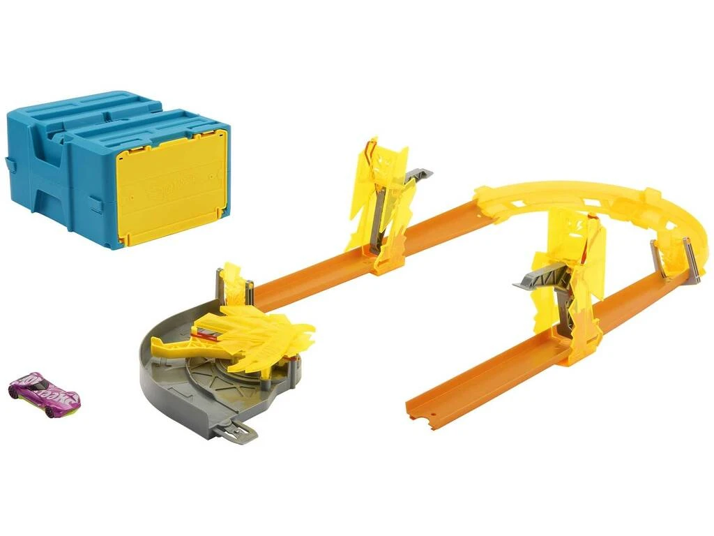 Hot Wheels Track Builder Pack Turbo Relámpago Mattel HMC03 4 Hot Wheels Track Builder Pack Turbo Relámpago Mattel HMC03 - Imagen 2