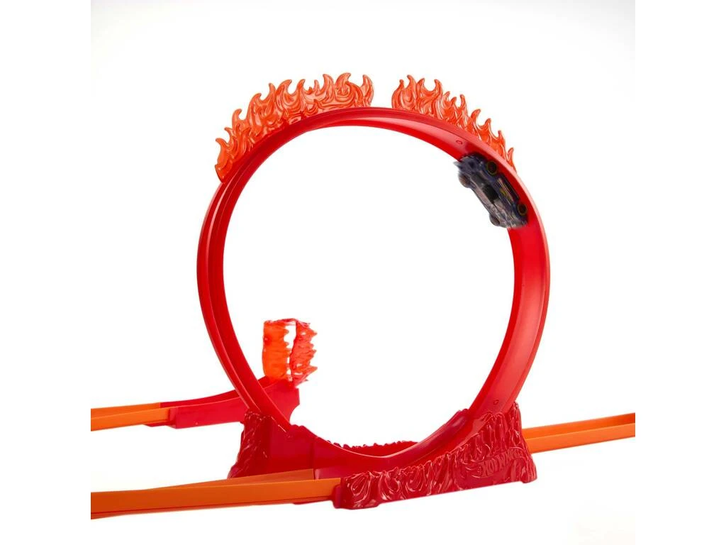 Hot Wheels Track Builder Acrobacias De Fuego Mattel HMC04 7 Hot Wheels Track Builder Acrobacias De Fuego Mattel HMC04 - Imagen 5