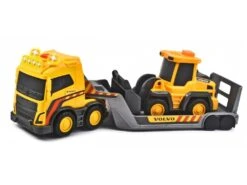 Trailer Volvo Con Excavadora Luz Y Sonido 32 Cm. Simba 203725008