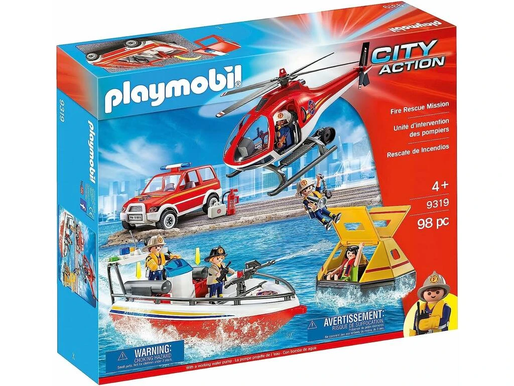 Playmobil Rescate De Incendios De Playmobil 9319 3 Playmobil Rescate De Incendios De Playmobil 9319