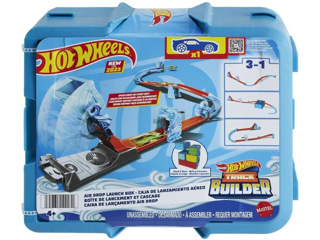 Hot Wheels Track Builder Pack Caja De Lanzamiento Para Saltar A Toda Velocidad Mattel HNJ67 3 Hot Wheels Track Builder Pack Caja De Lanzamiento Para Saltar A Toda Velocidad Mattel HNJ67
