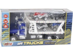 Vehículo Camión Portacoches Surtido Con 2 Camionetas Y 2 Quad 47x17x12cm 17 Vehículo Camión Portacoches Surtido Con 2 Camionetas Y 2 Quad 47x17x12cm -Niños Juguetes Tienda 21550g01