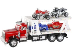 Vehículo Camión Portacoches Surtido Con 2 Camionetas Y 2 Quad 47x17x12cm 13 Vehículo Camión Portacoches Surtido Con 2 Camionetas Y 2 Quad 47x17x12cm -Niños Juguetes Tienda 21550g04