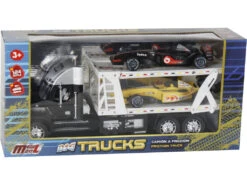 Vehículo Surtido Camión Portacoches Con 2 Formula 1 47x17x12cm