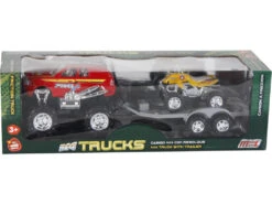 Vehículo Surtido Todo Terreno Con Remolque Y Quad 52x15x15cm