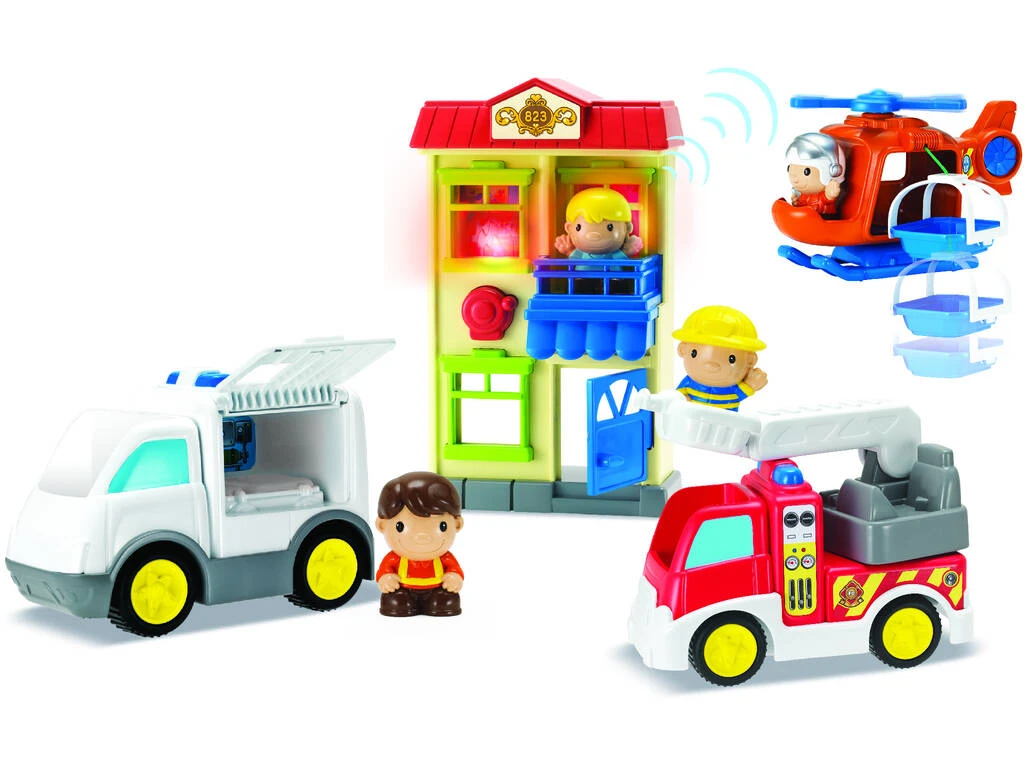 Playset Rescate City Heroes 3 Playset Rescate City Heroes