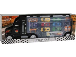 Camión 60 Cm Portavehiculos Con 8 Coches Y Camión -Niños Juguetes Tienda 23391g02